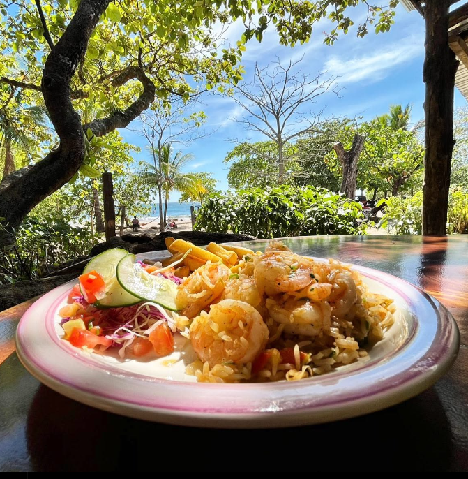 Arroz con camarones